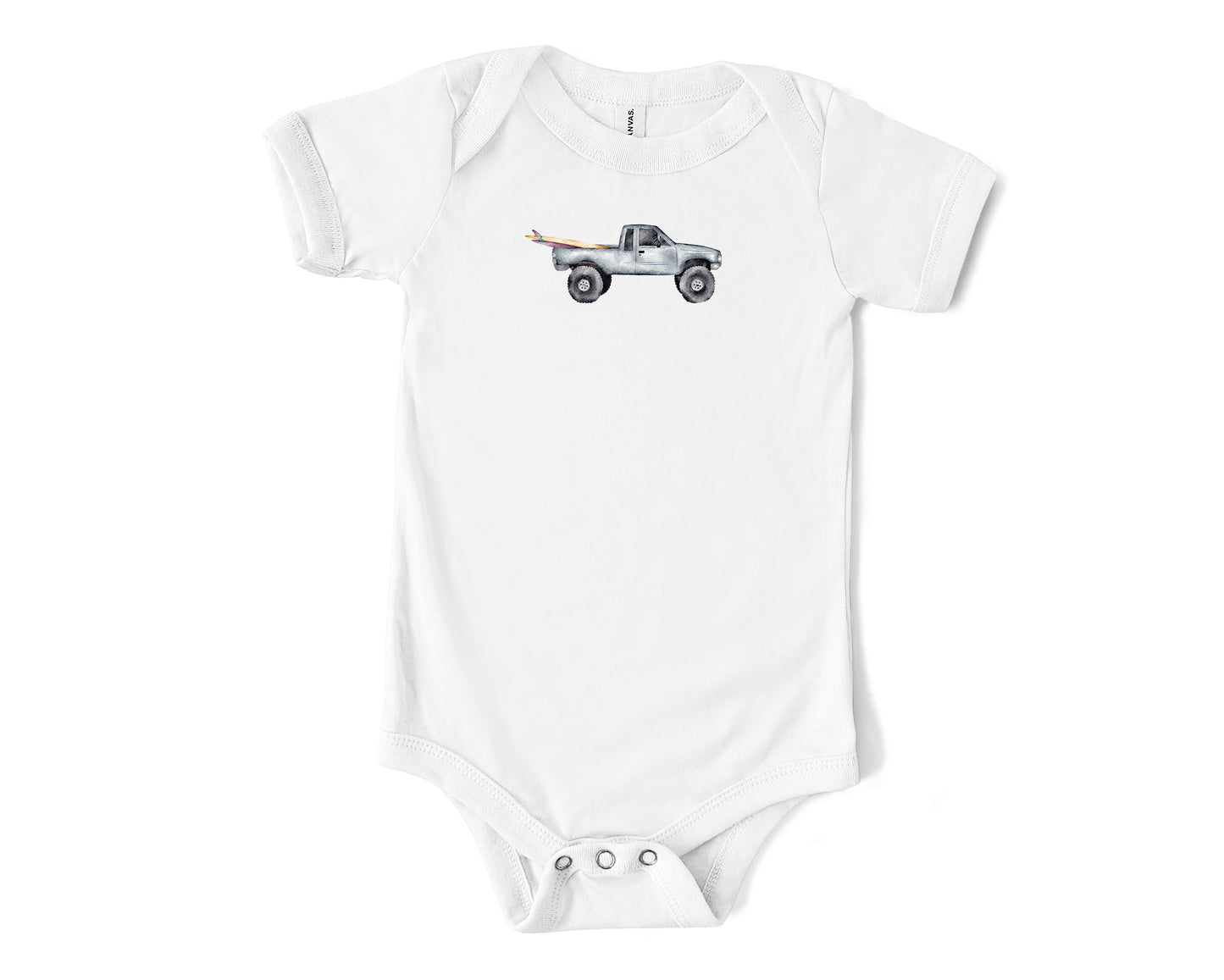 Gray Truck Baby Onesie | Baby & Kids