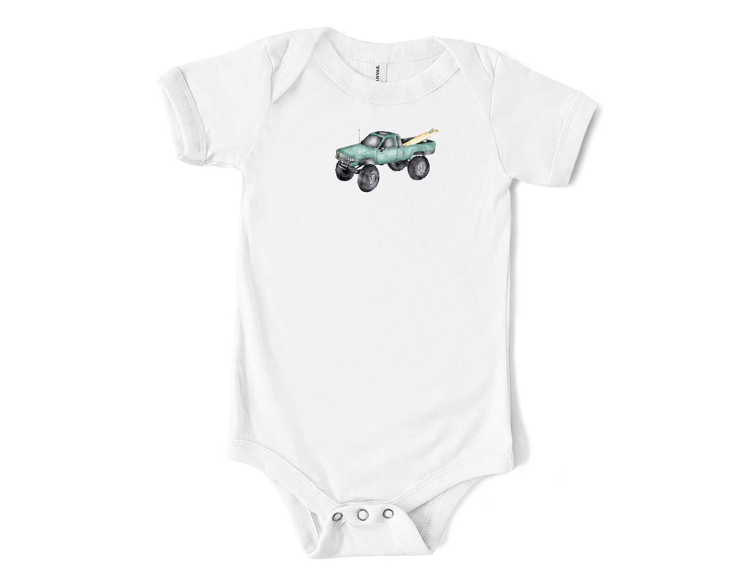 Green Truck Baby Onesie | Baby & Kids