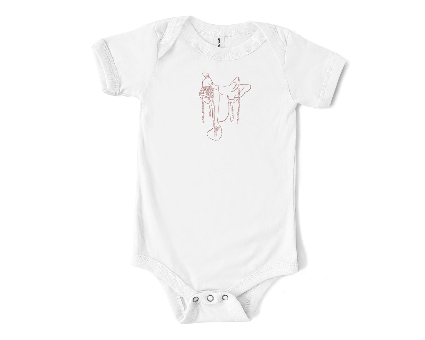 Hawaiian Tree Saddle Baby Onesie | Baby & Kids