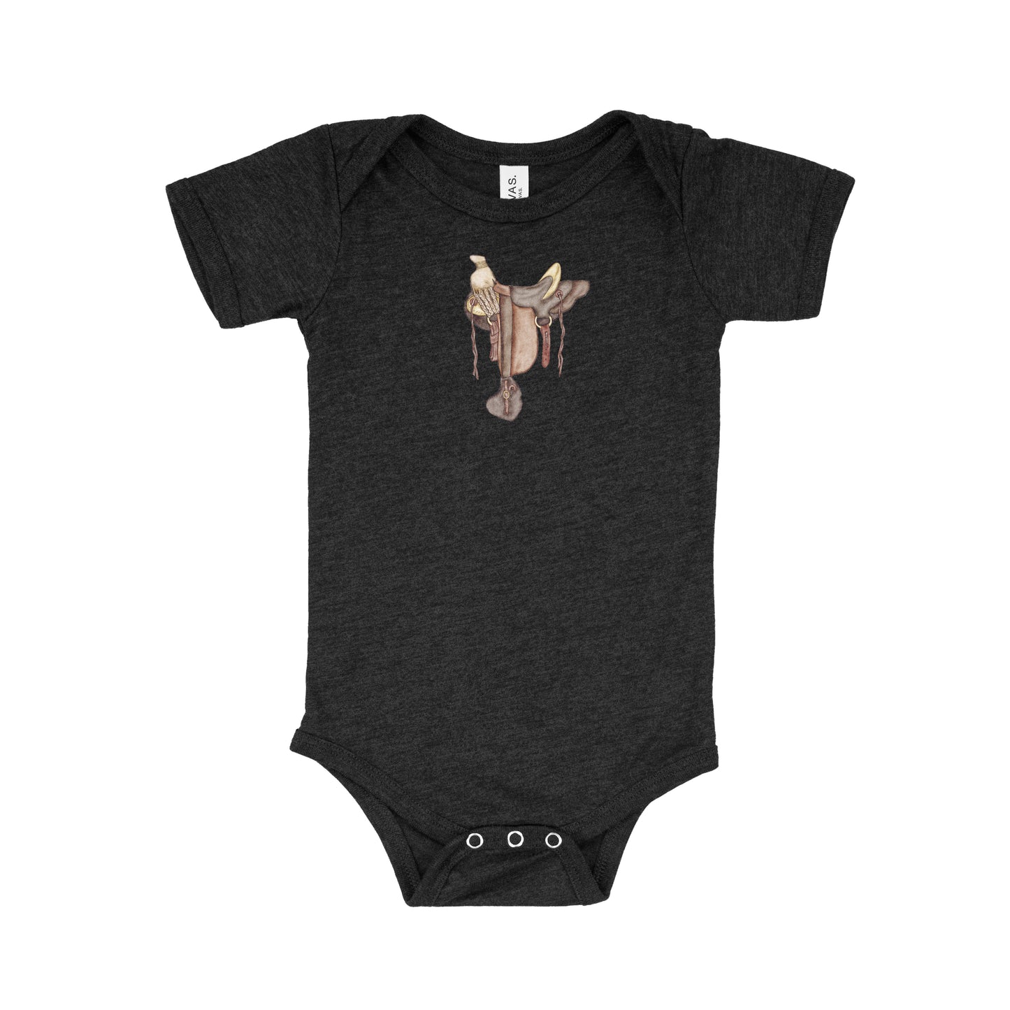 Hawaiian Tree Saddle (Watercolor) Baby Onesie | Baby & Kids