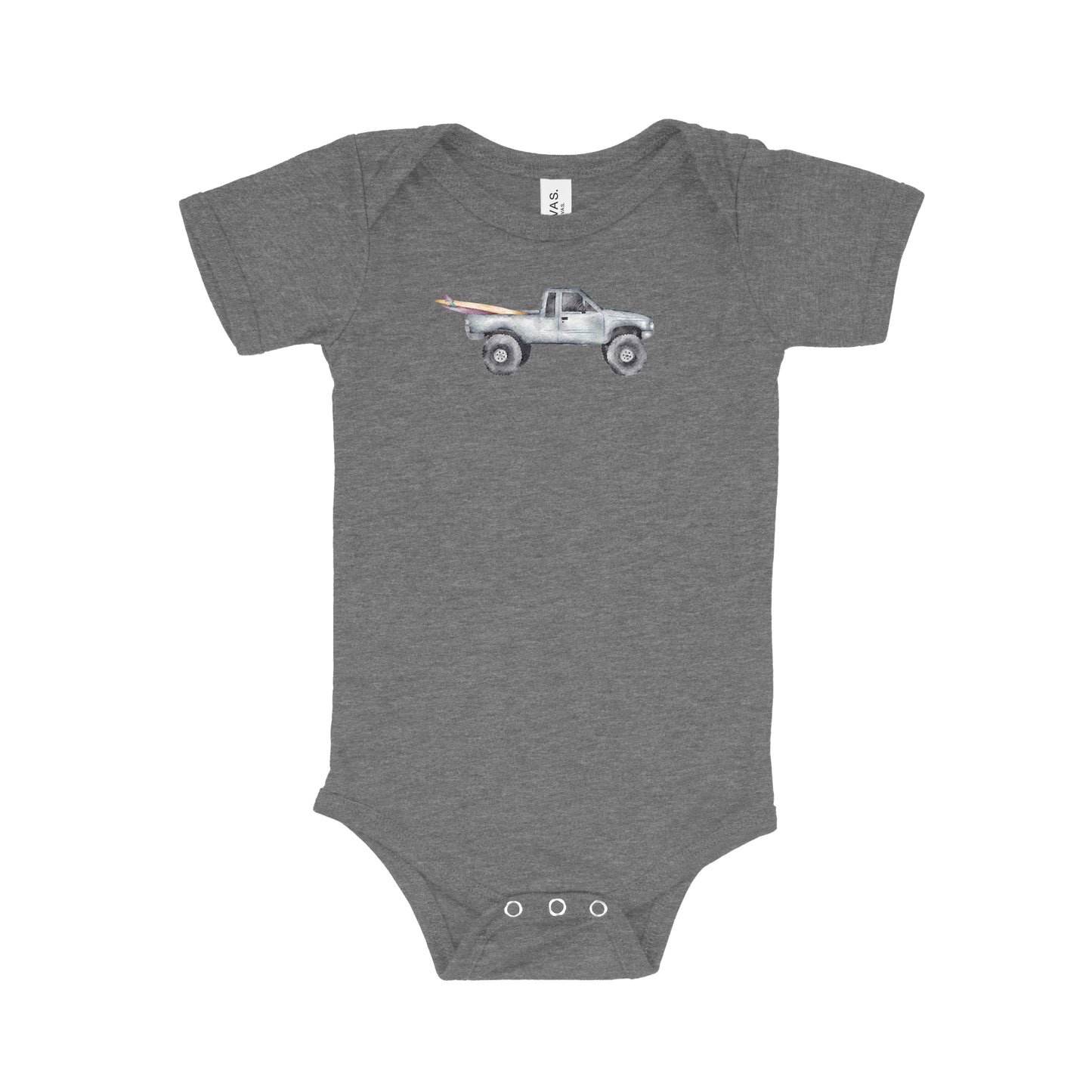 Gray Truck Baby Onesie | Baby & Kids