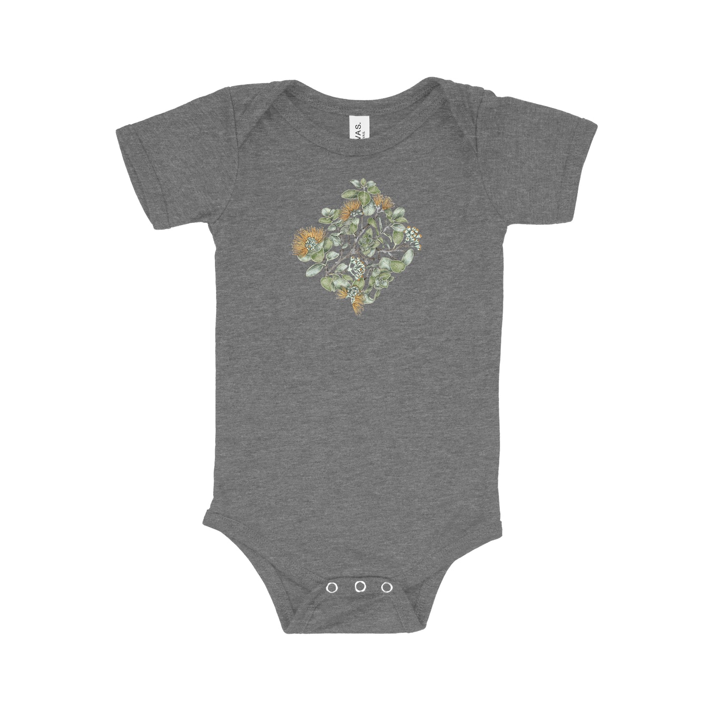 Yellow Ohia Baby Onesie | Baby & Kids