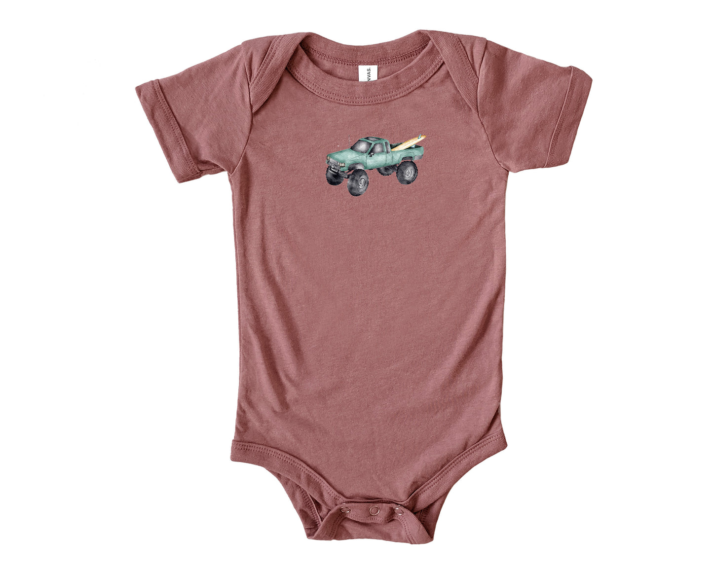Green Truck Baby Onesie | Baby & Kids