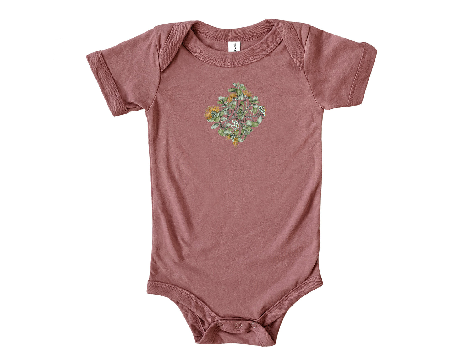 Yellow Ohia Baby Onesie | Baby & Kids