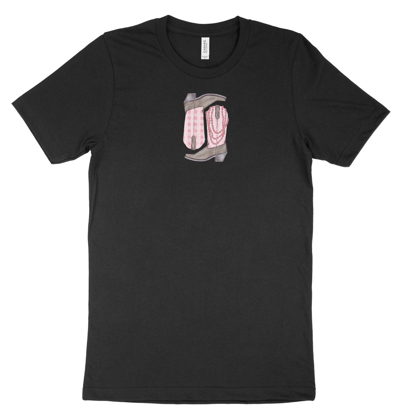 Lokelani Pink Palaka Boots | Adult Unisex T-Shirt