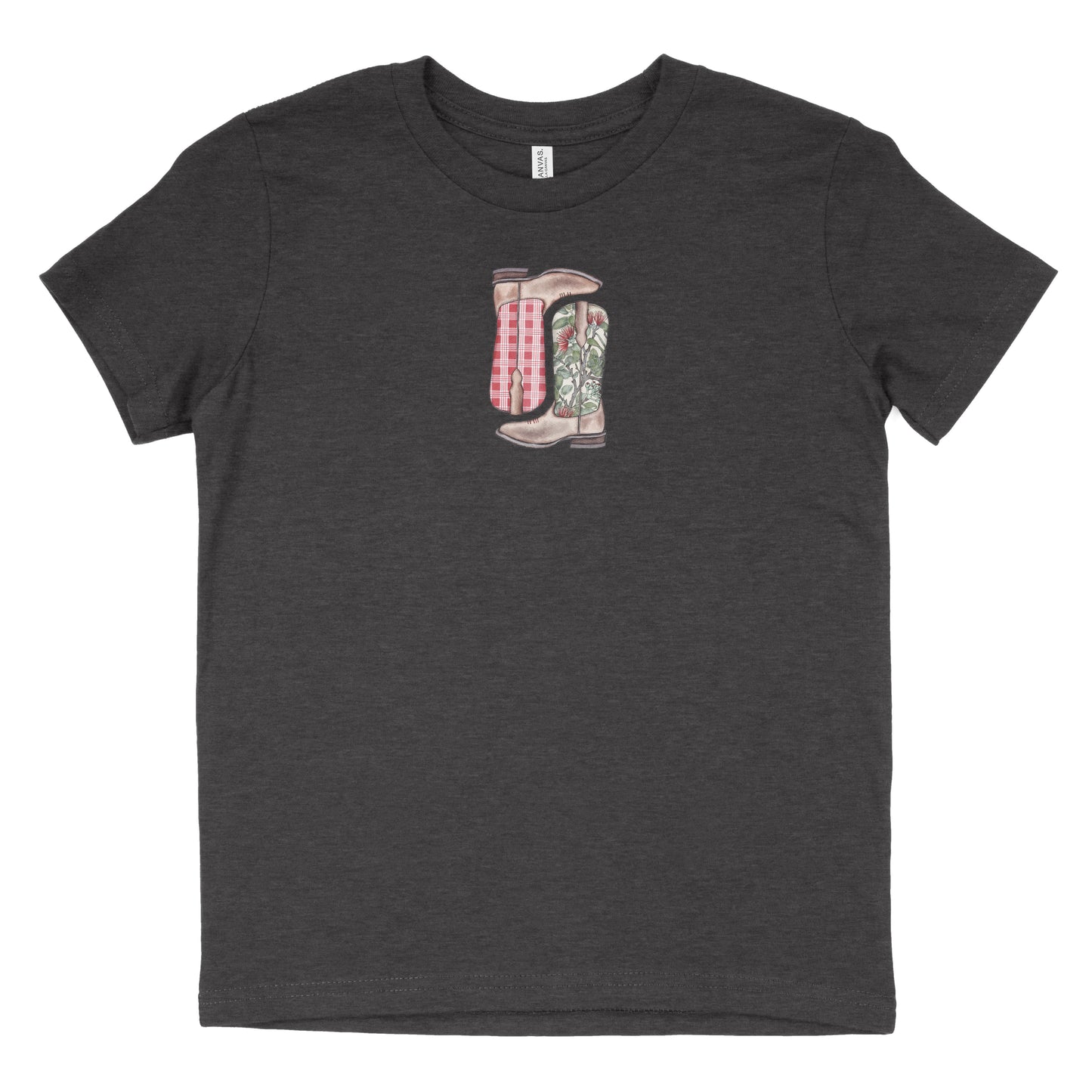Lehua Palaka Boots Youth T-Shirt | Baby & Kids