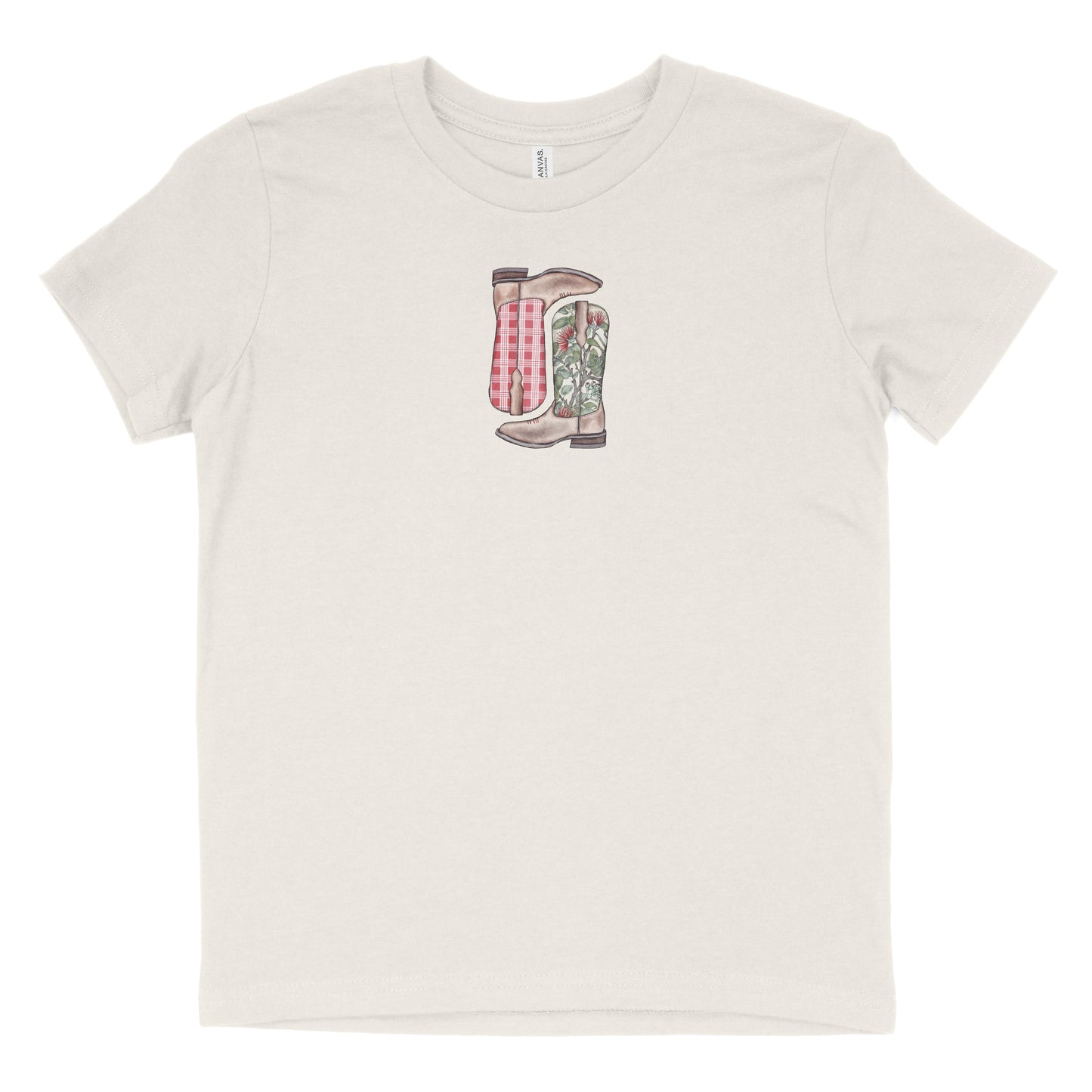 Lehua Palaka Boots Youth T-Shirt | Baby & Kids
