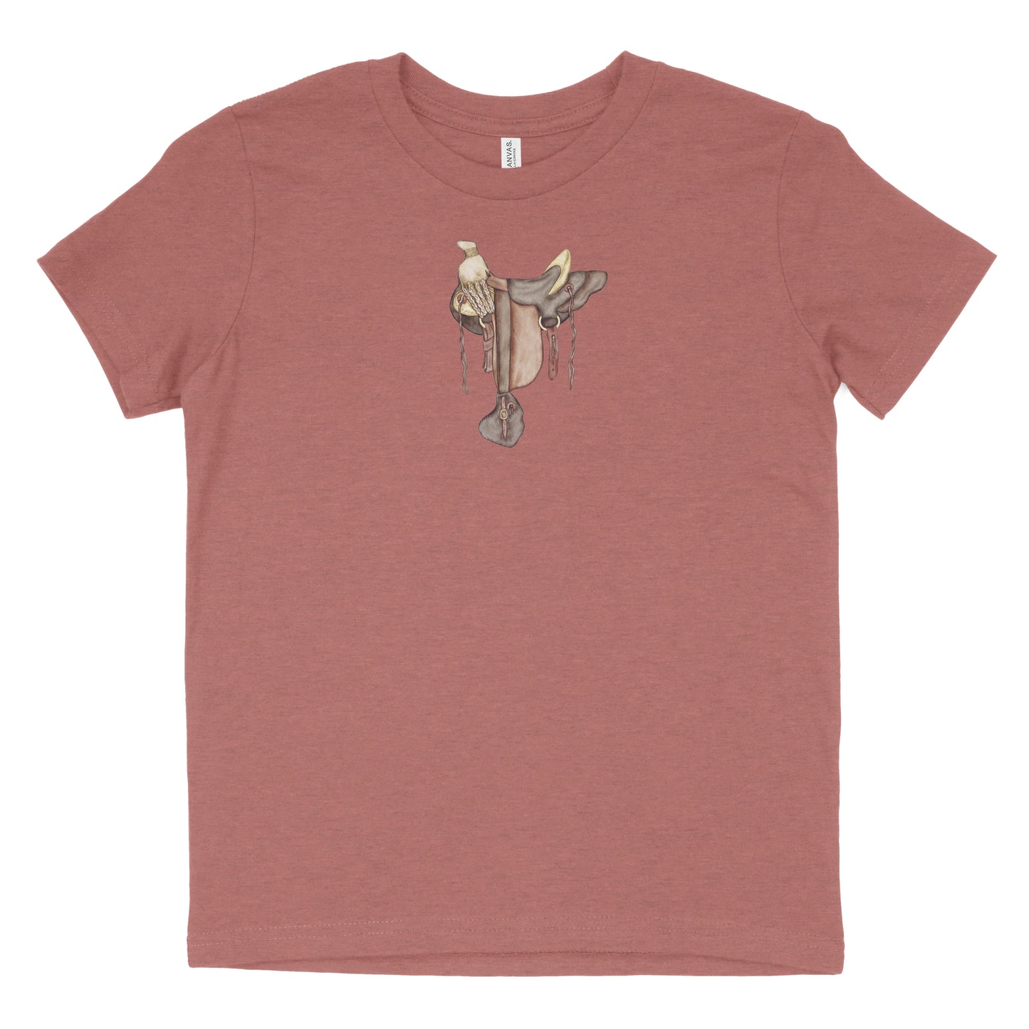 Hawaiian Tree Saddle (Watercolor) Youth T-Shirt | Baby & Kids