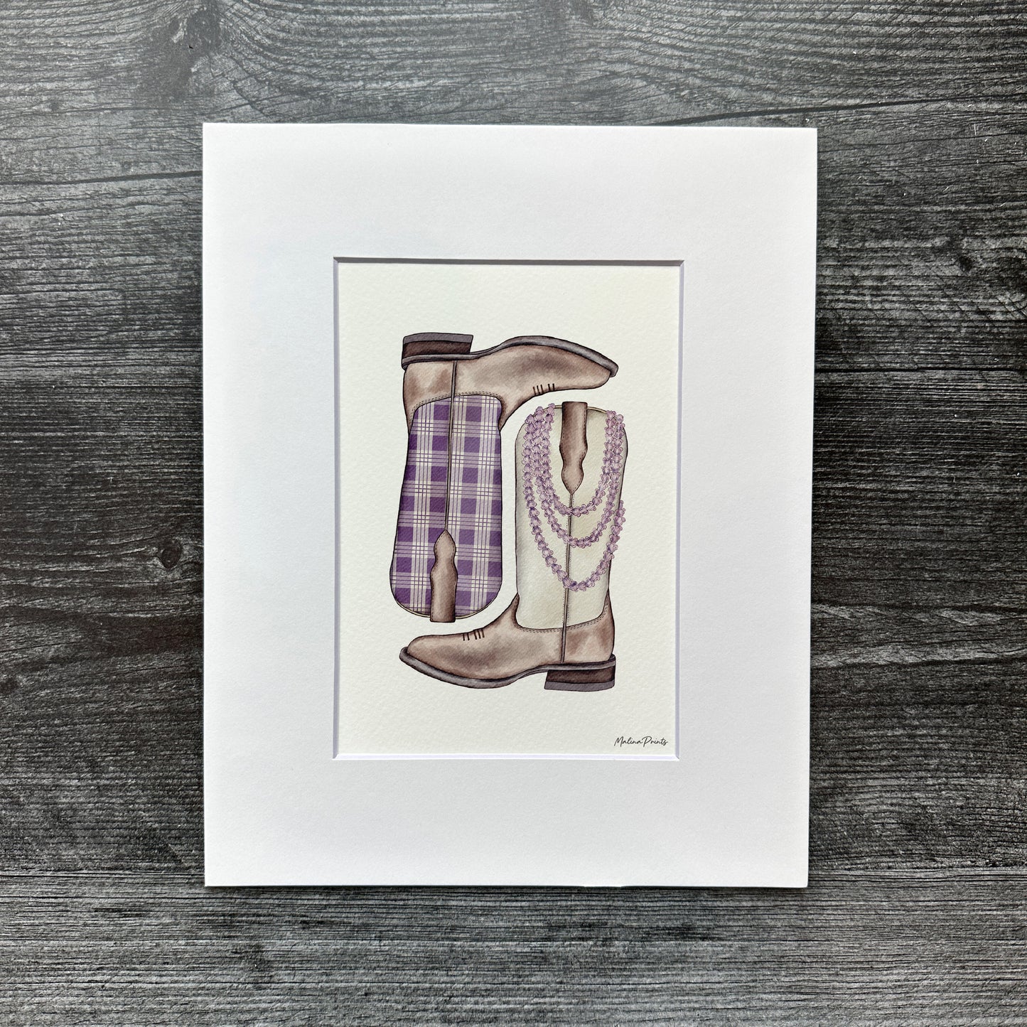 Pua Kalaunu Palaka Boots | Art Print