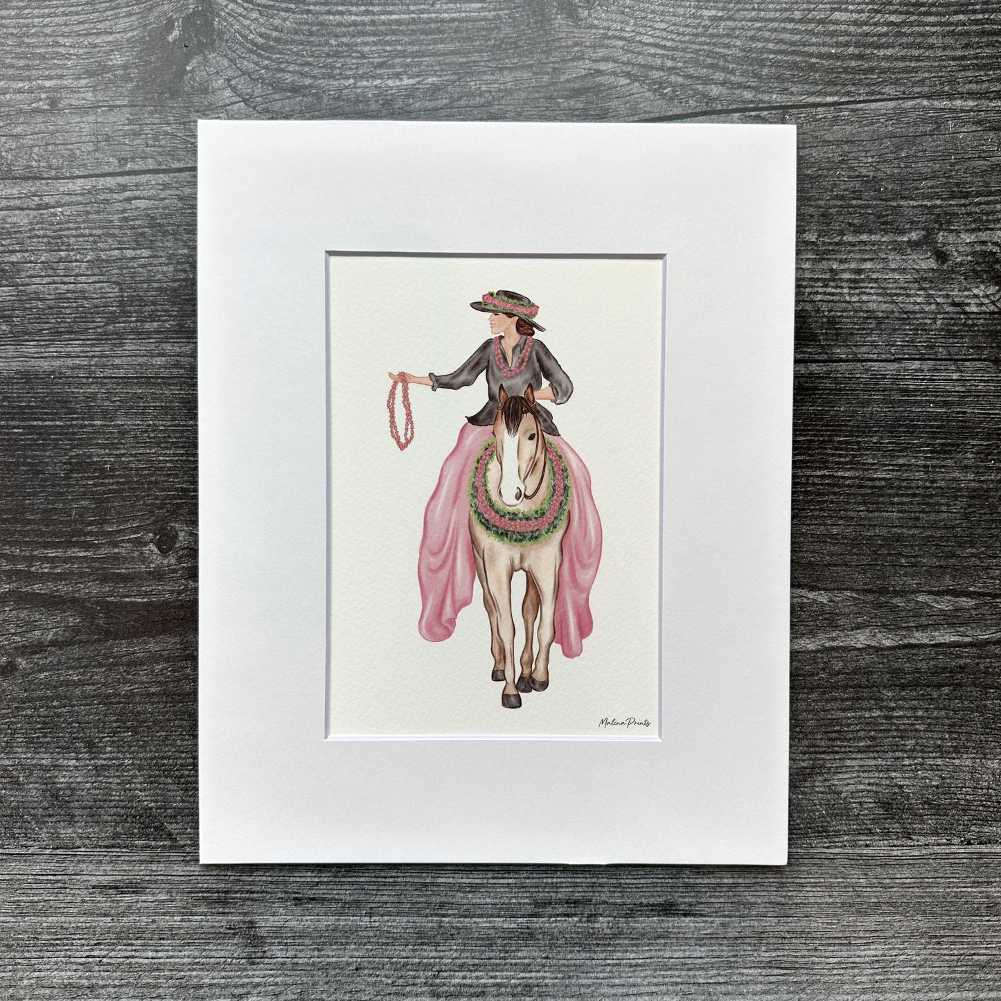 Pink Pa'u Girl | Art Print