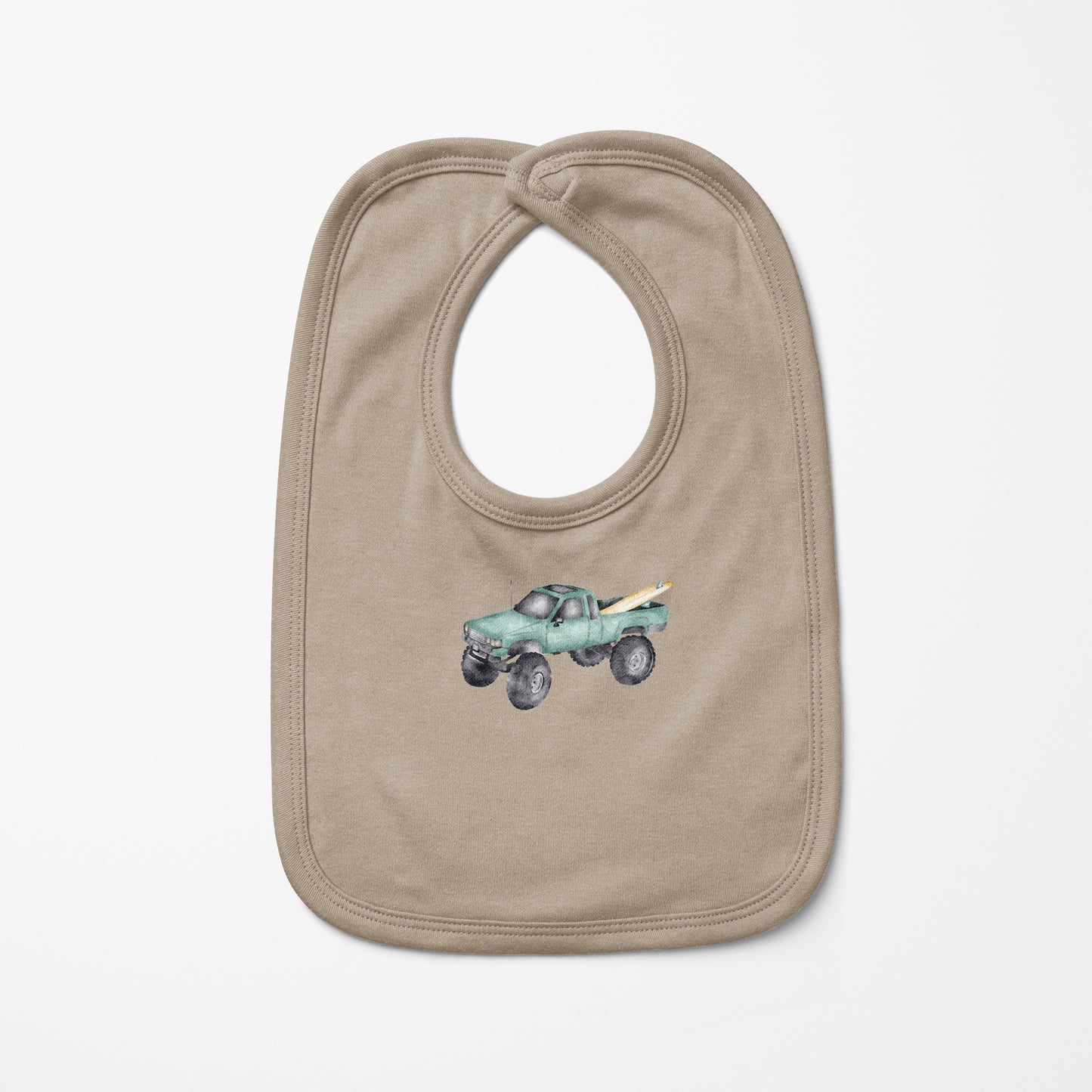 Green Truck Baby Bib | Baby & Kids