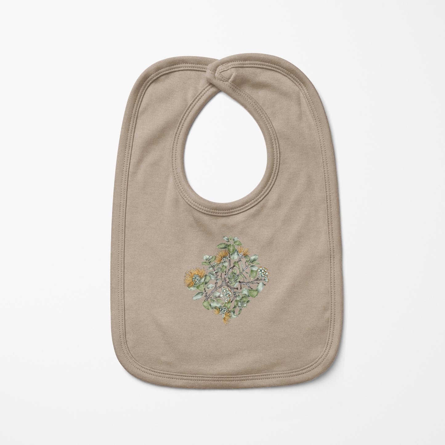 Yellow Ohia Baby Bib | Baby & Kids