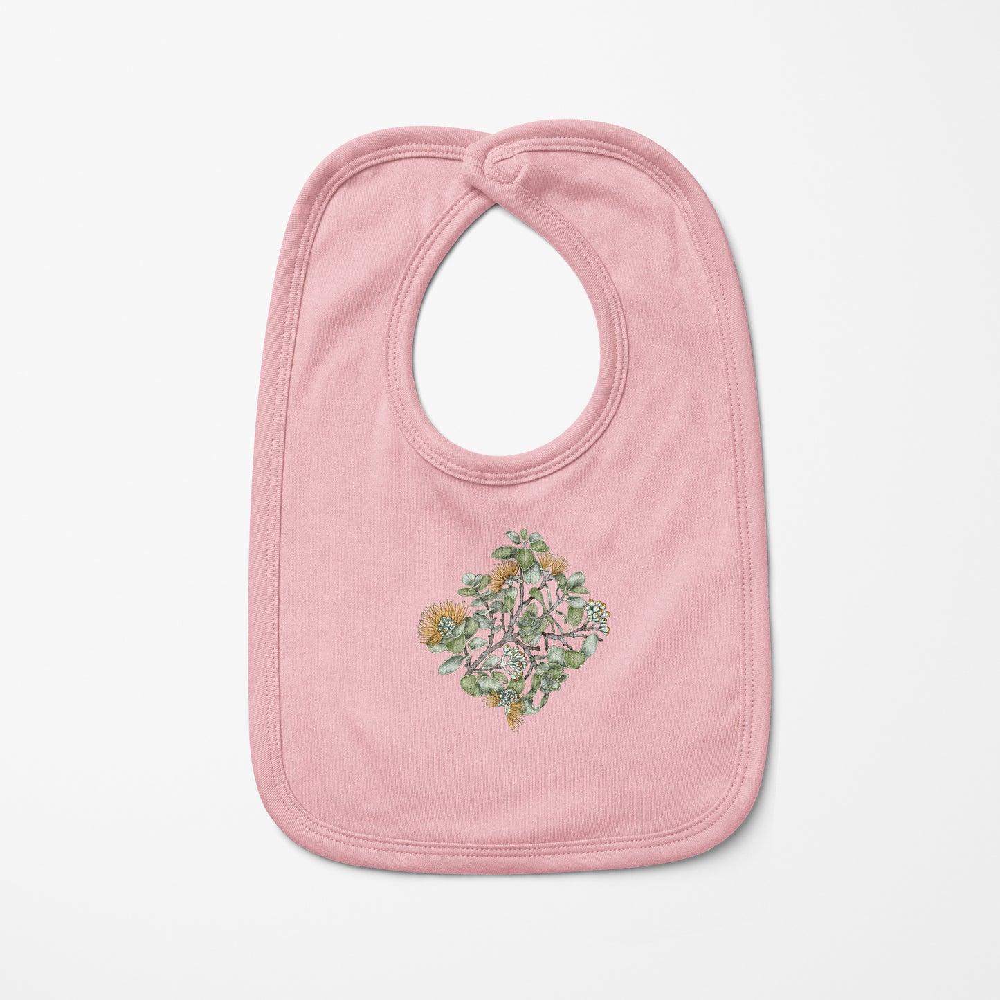 Yellow Ohia Baby Bib | Baby & Kids