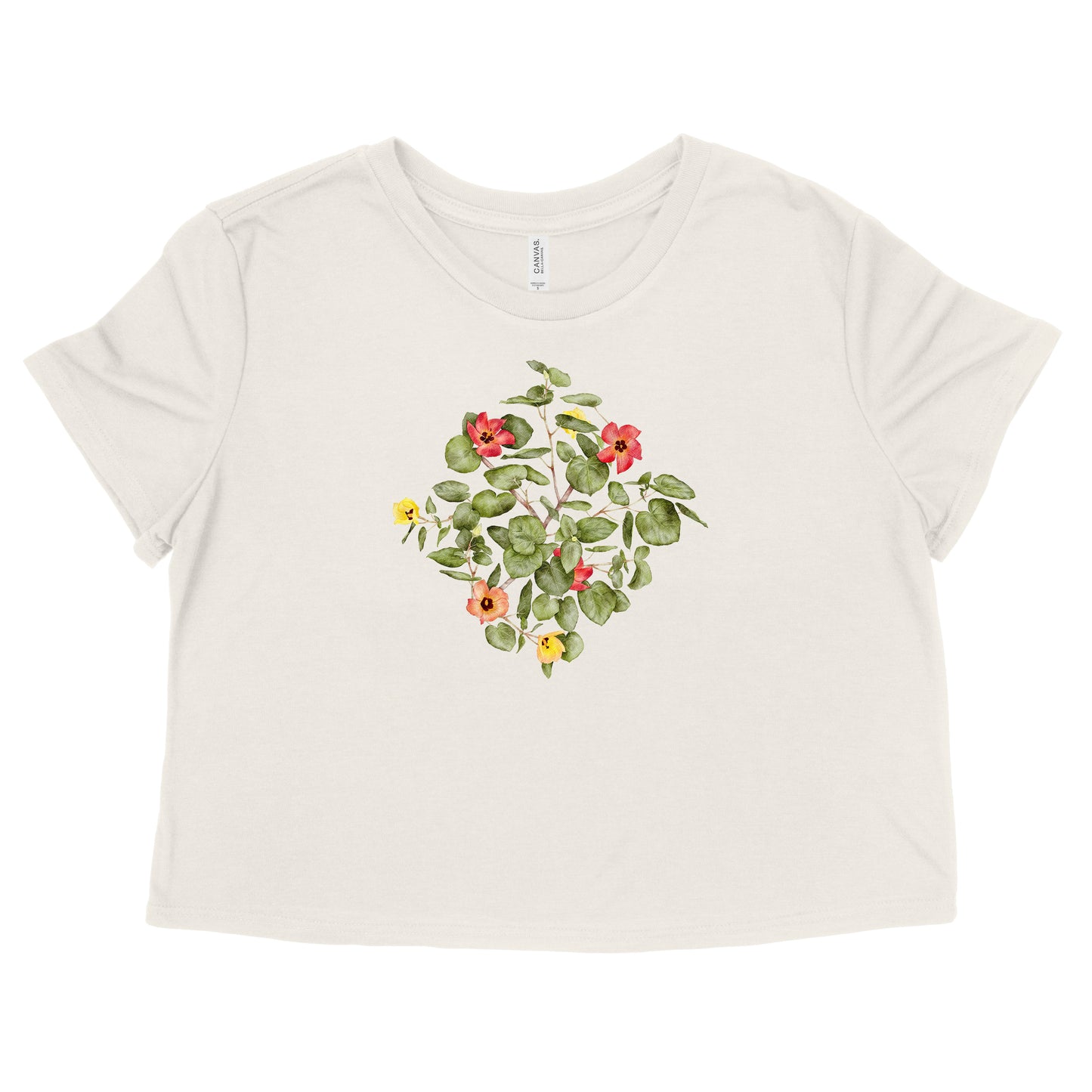 Hau Womens Flowy Crop Tee | Apparel