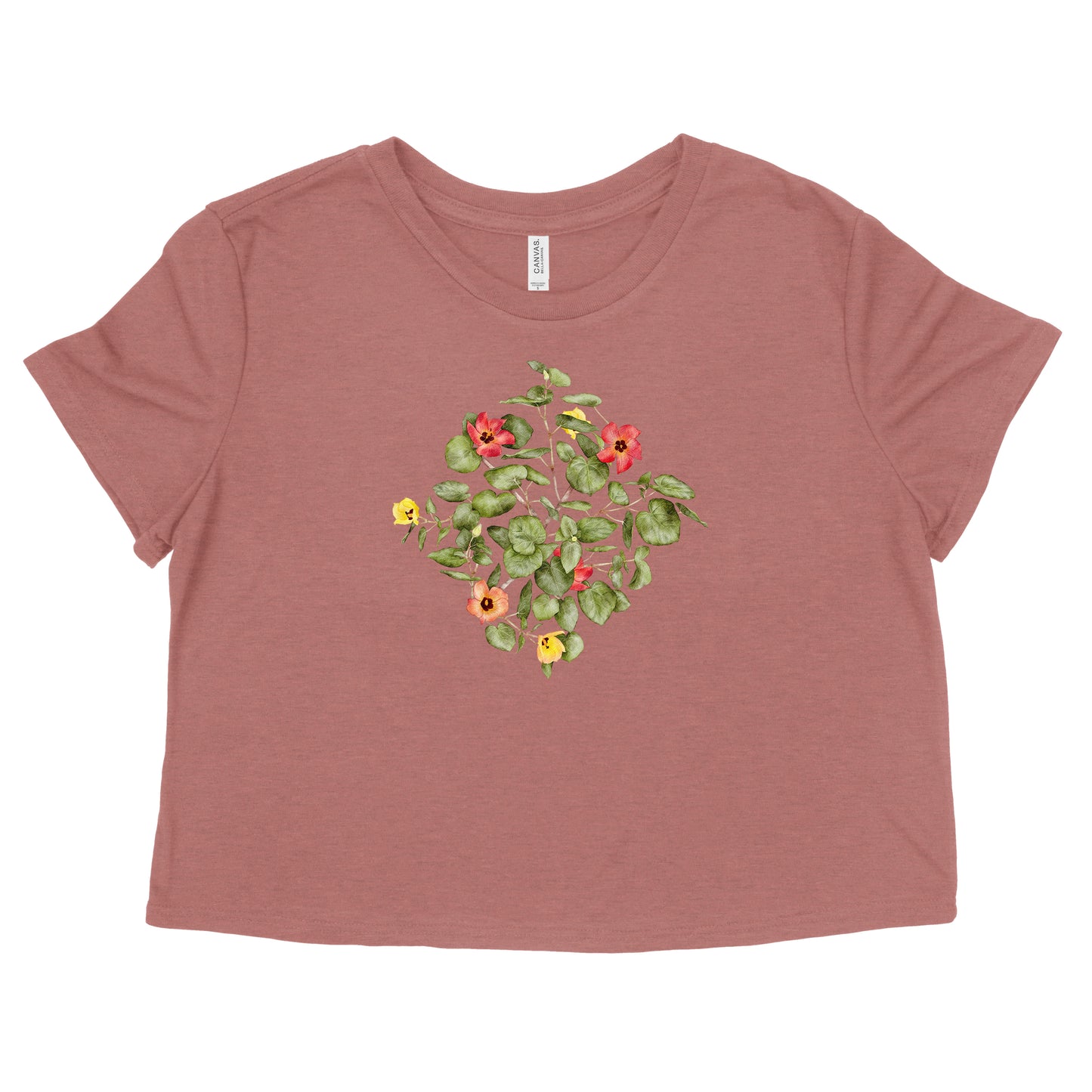 Hau Womens Flowy Crop Tee | Apparel