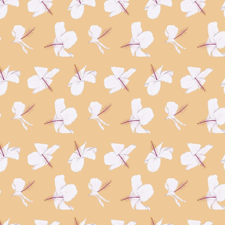 Kokio Keokeo- Yellow Scatter | Seamless Repeat Pattern