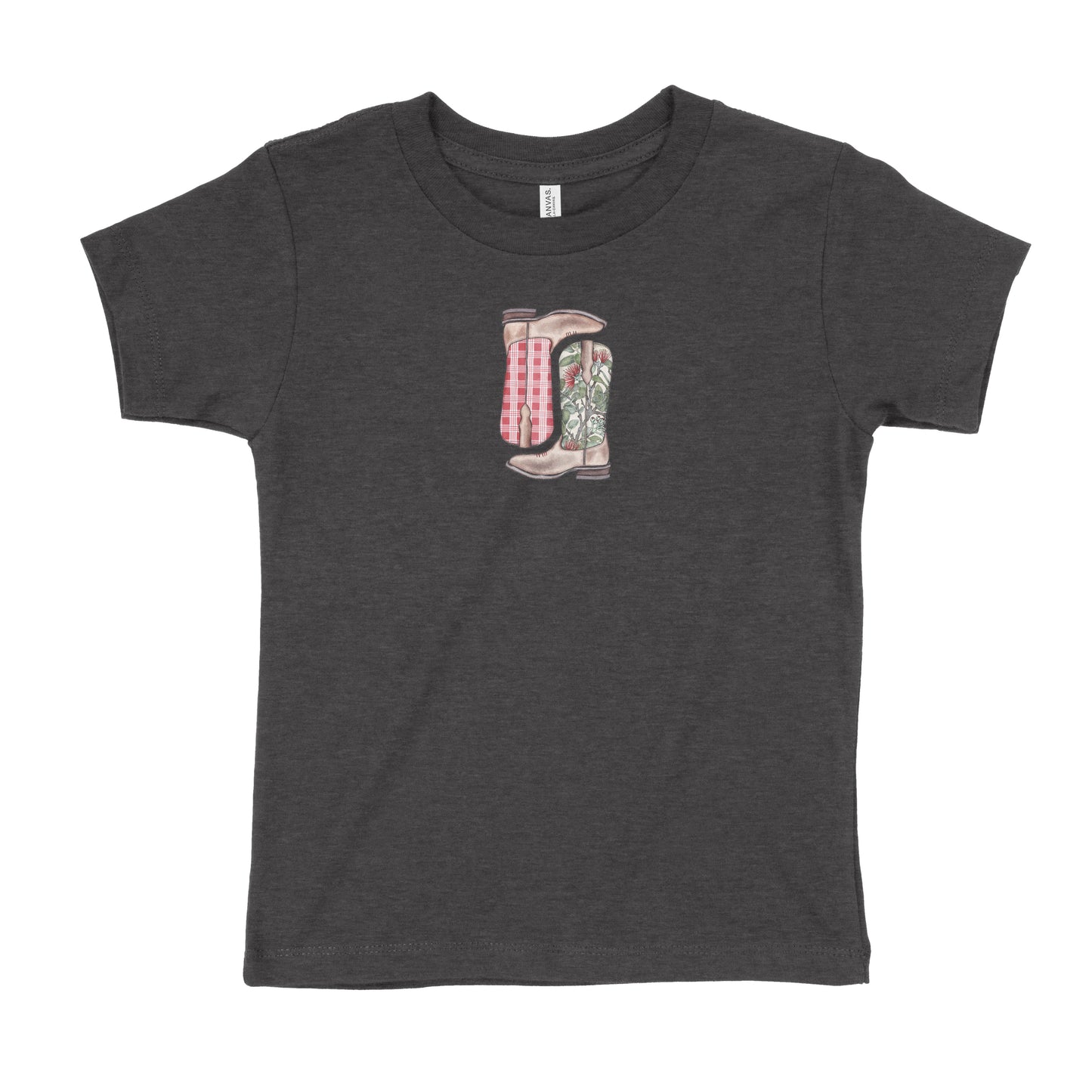 Red Ohia Palaka Boots Toddler T-Shirt | Baby & Kids
