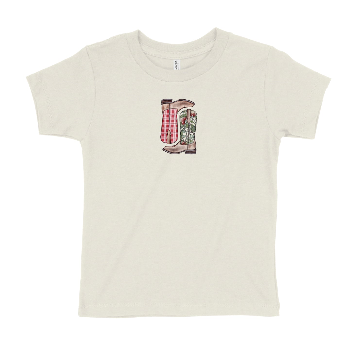 Red Ohia Palaka Boots Toddler T-Shirt | Baby & Kids