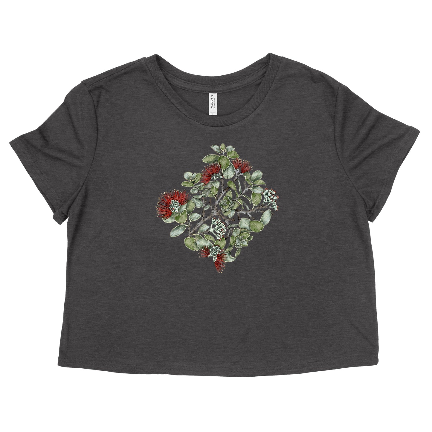 Red Ohia Womens Flowy Crop Tee | Apparel