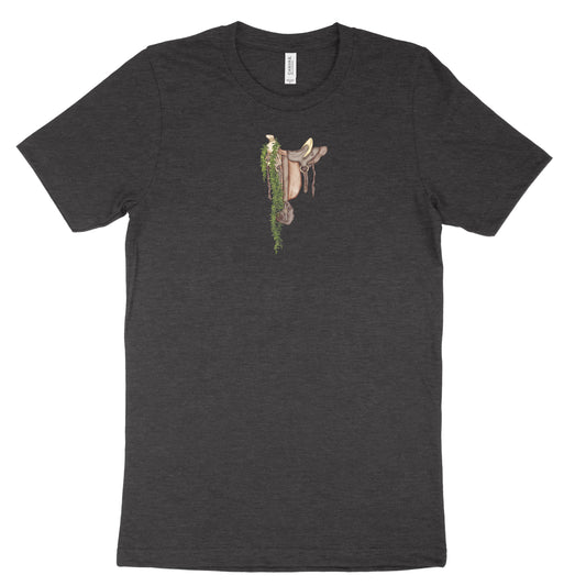 Maile Hawaiian Tree Saddle | Adult Unisex T-Shirt