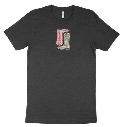 Ohia Lehua Palaka Boots | Adult Unisex T-Shirt