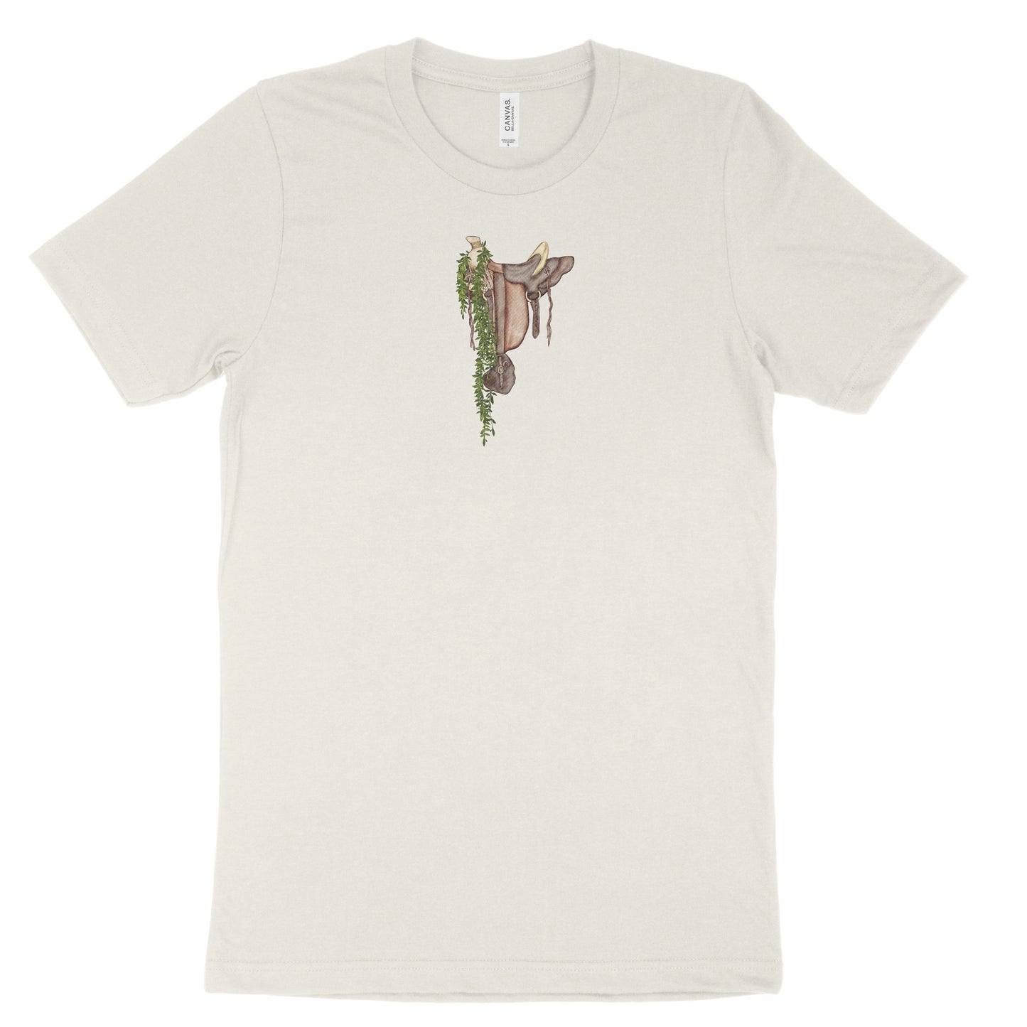 Maile Hawaiian Tree Saddle | Adult Unisex T-Shirt