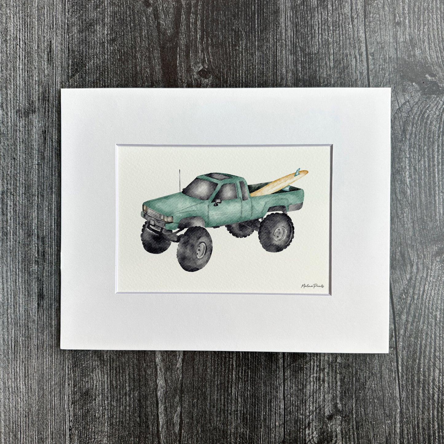 Green Truck | Art Print