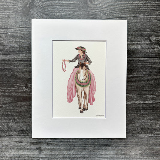 Pink Pa'u Girl | Art Print