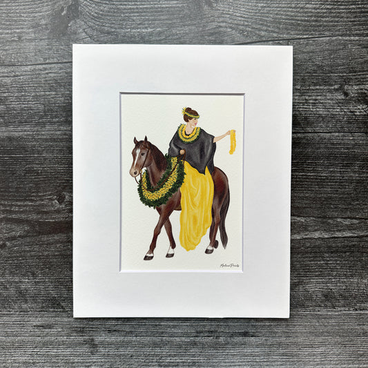 Yellow Pa'u Girl | Art Print
