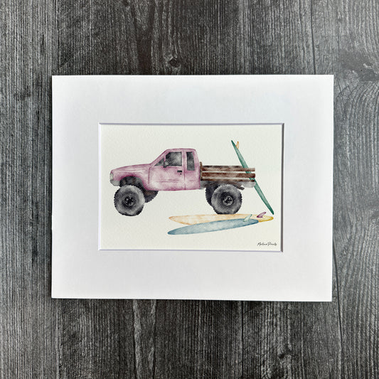 Pink Truck | Art Print