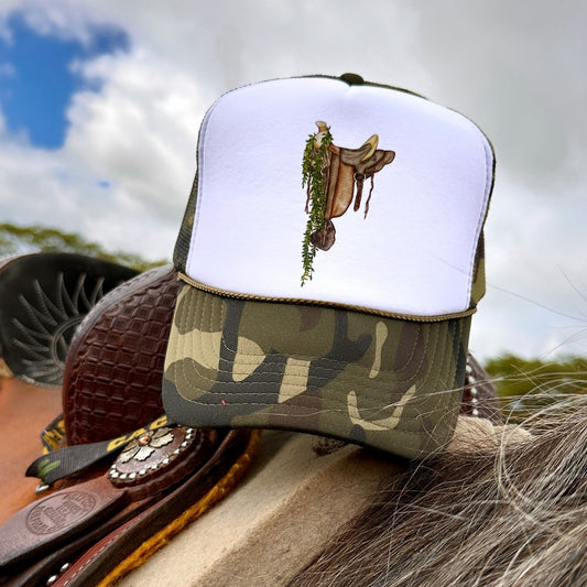 Maile Hawaiian Tree Saddle | Trucker Hat