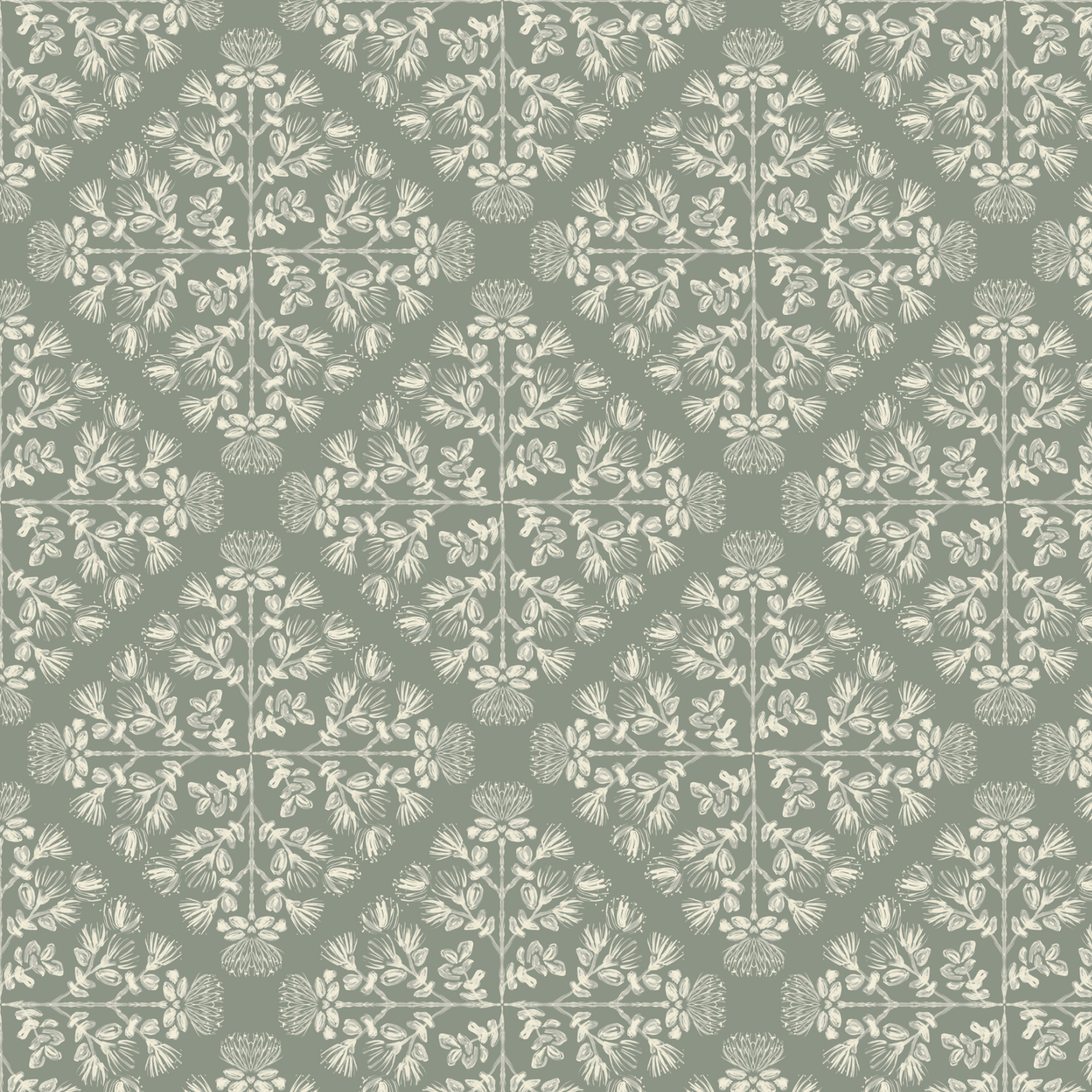 'Ohia Lehua | Seamless Repeat Pattern