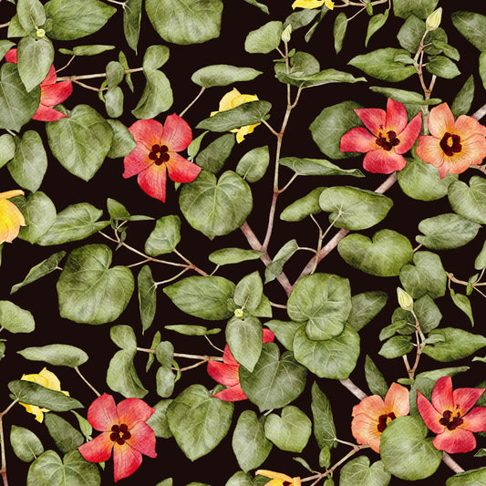 Hau- Night | Seamless Repeat Pattern