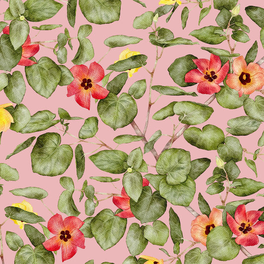 Hau- Pink | Seamless Repeat Pattern