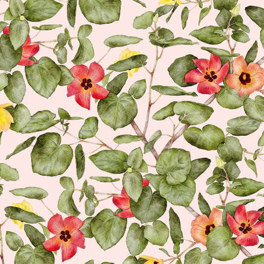 Hau- Soft Pink | Seamless Repeat Pattern
