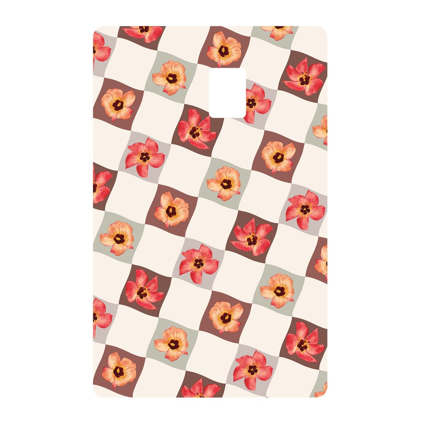 Checkerboard Hau | Credit Card Skin