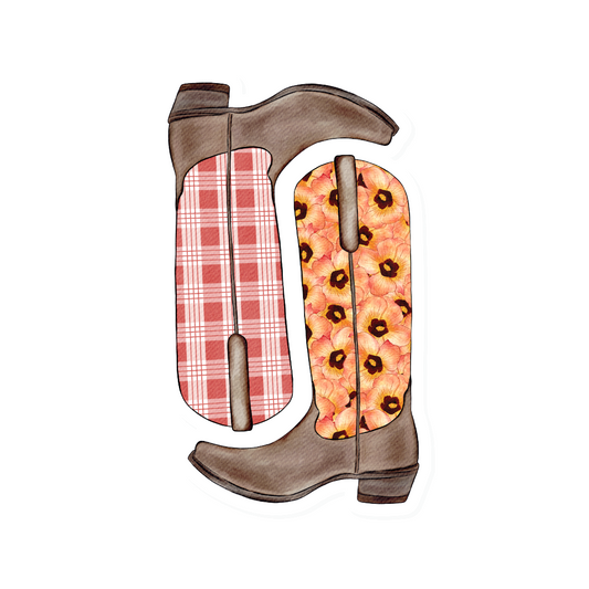Hau Palaka Boots | Vinyl Stickers
