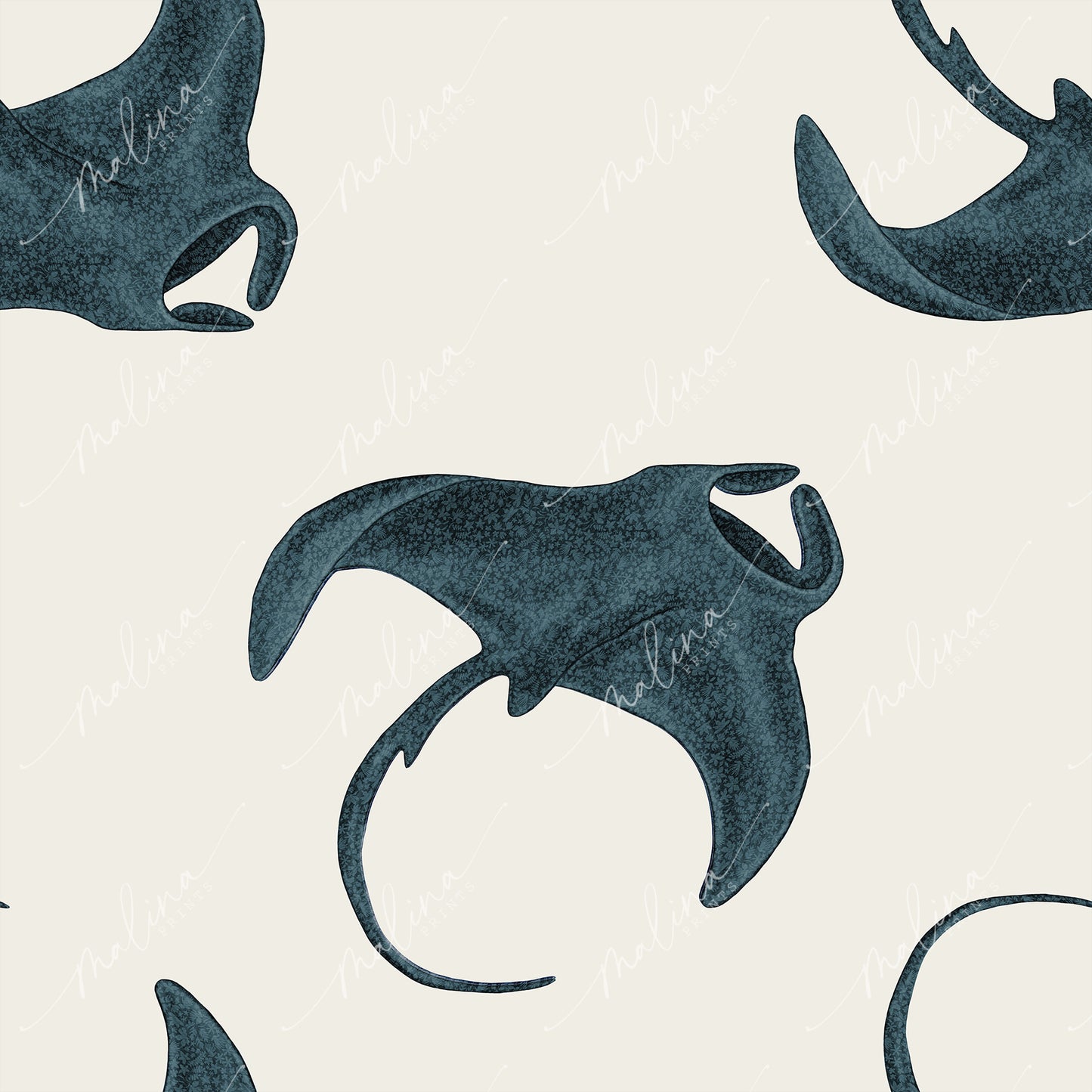 Hihimanu | Seamless Repeat Pattern