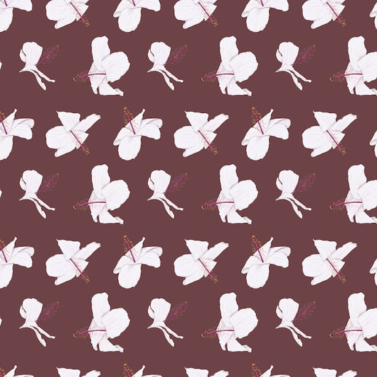 Kokio Keokeo- Plum Brown Scatter | Seamless Repeat Pattern