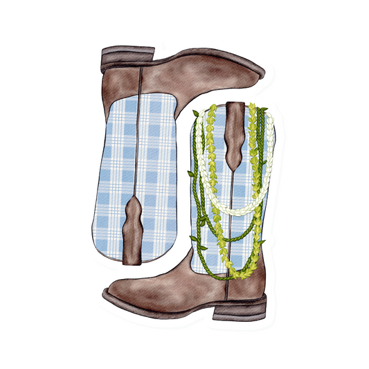 Sky Palaka Boots | Vinyl Stickers