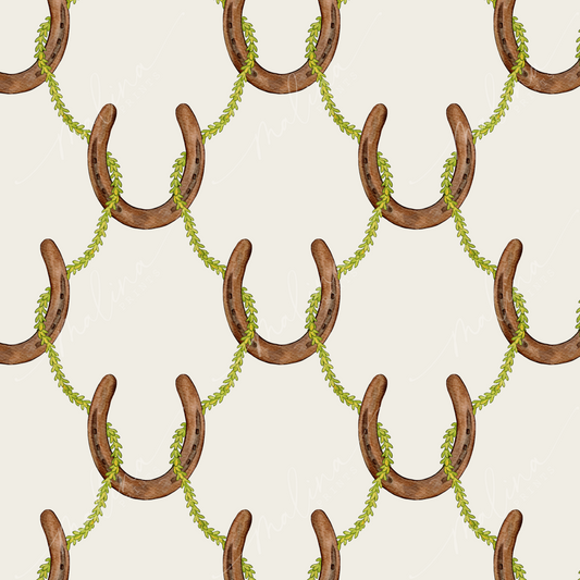Horseshoes- Lei Pakalana | Seamless Repeat Pattern