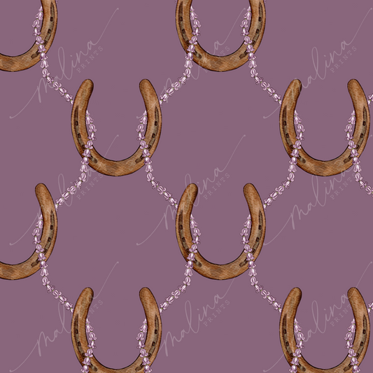Horseshoes- Lei Pua Kalaunu | Seamless Repeat Pattern