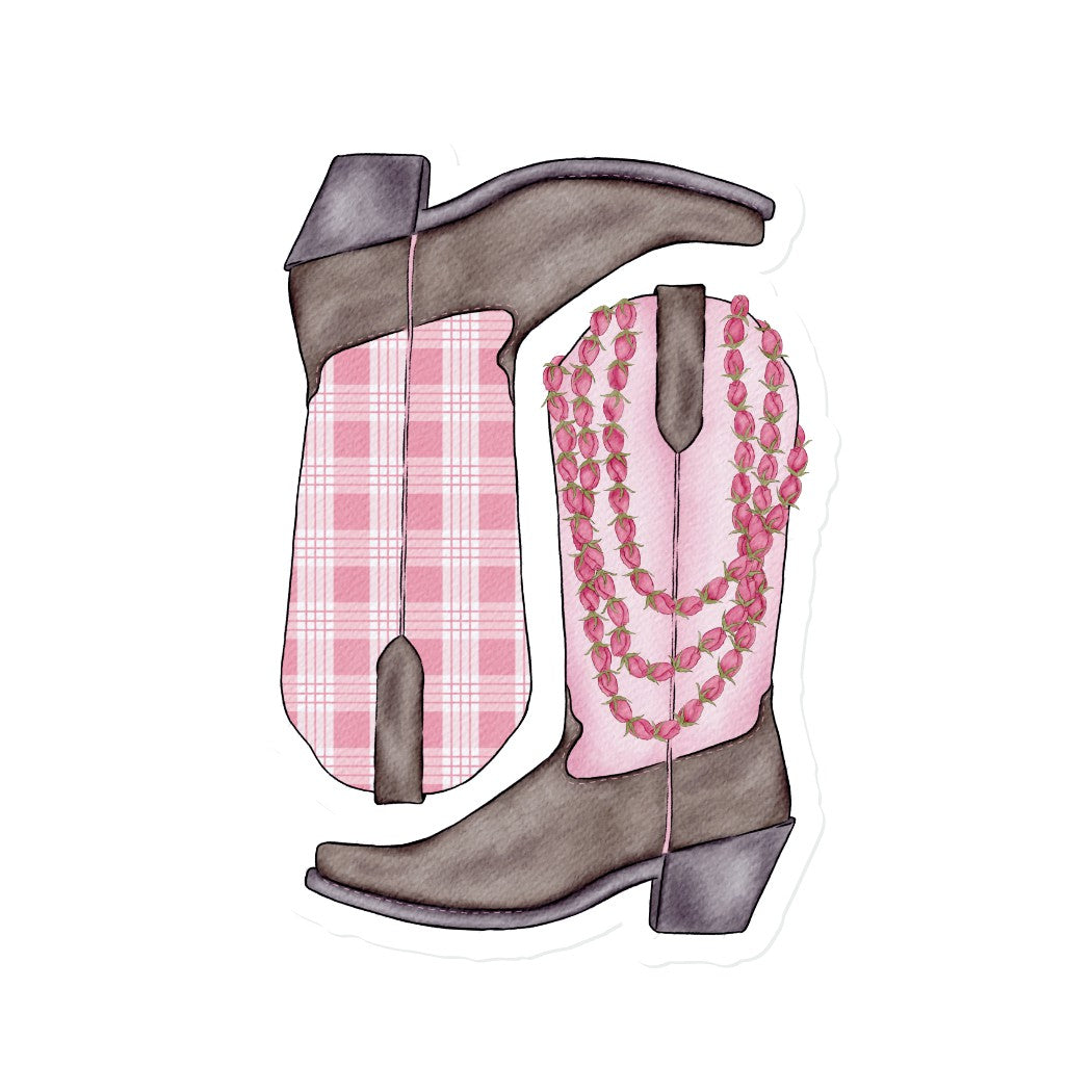 Lokelani Palaka Boots | Vinyl Stickers