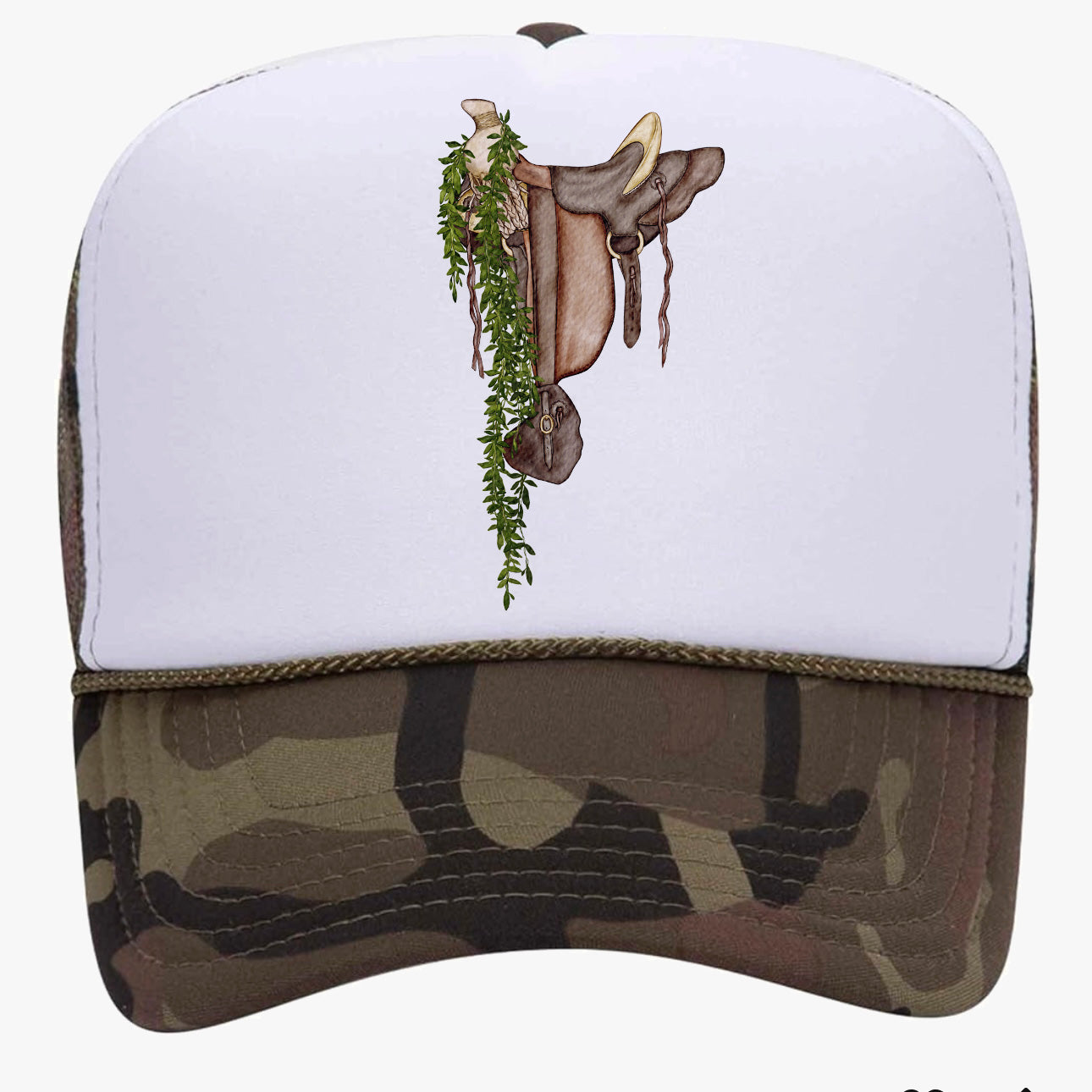 Maile Hawaiian Tree Saddle | Trucker Hat