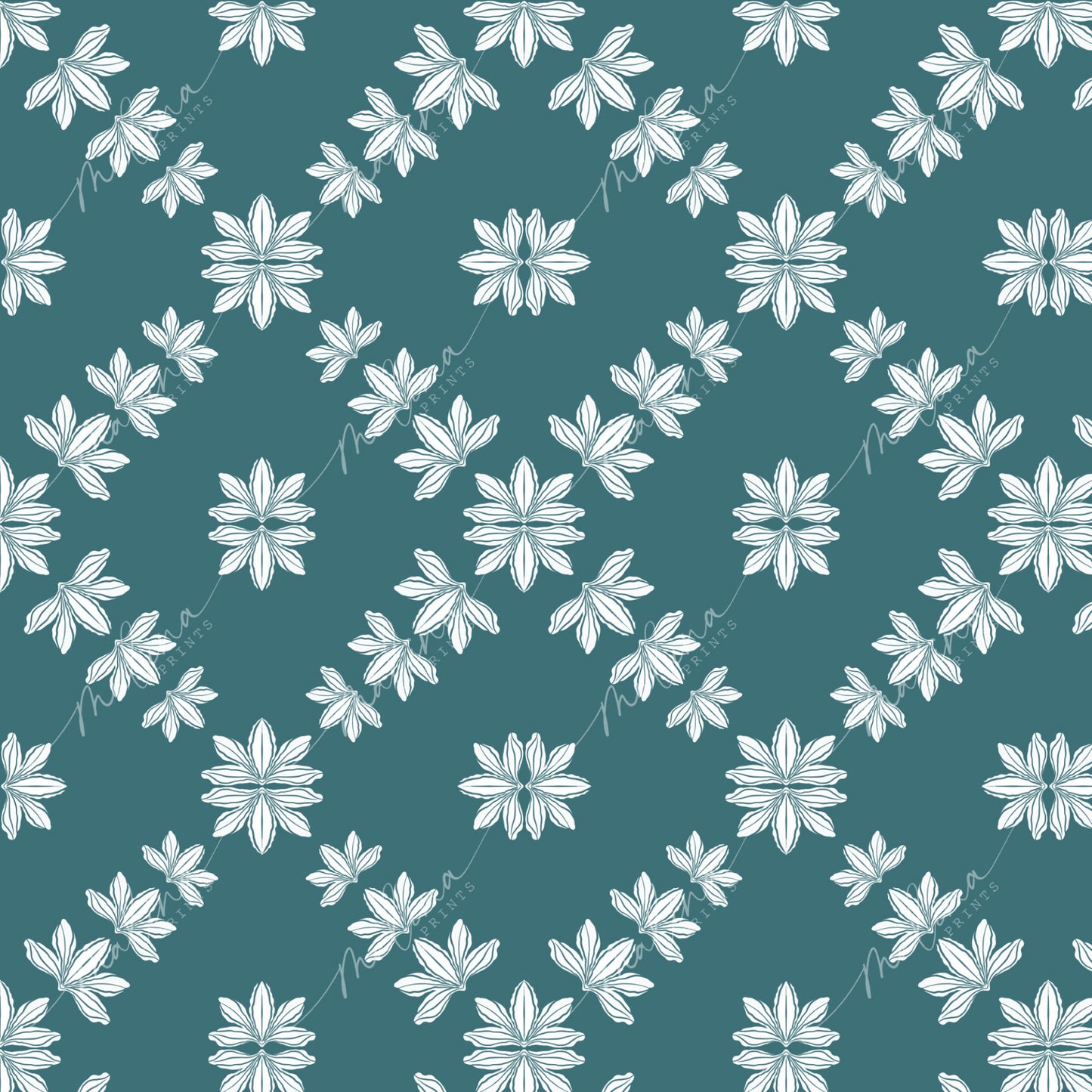 Naupaka | Seamless Repeat Pattern
