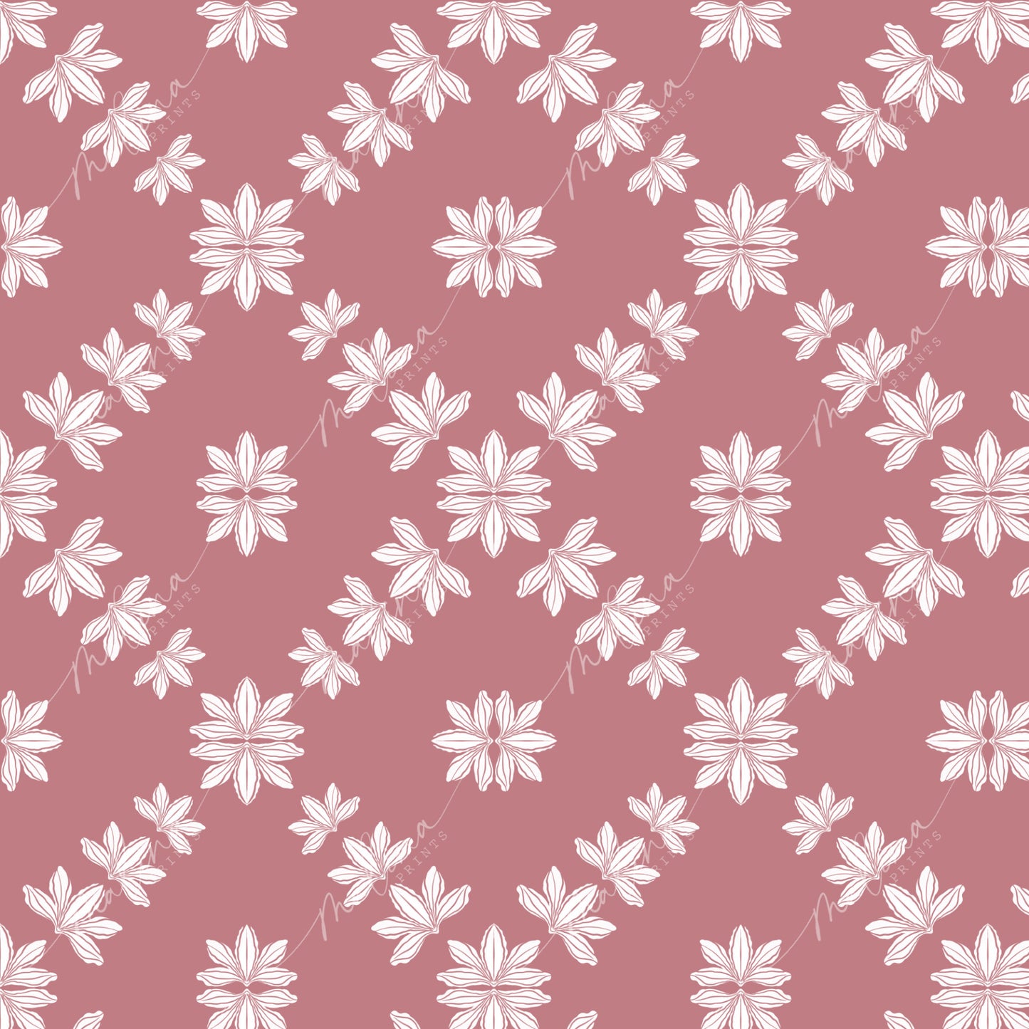 Naupaka | Seamless Repeat Pattern