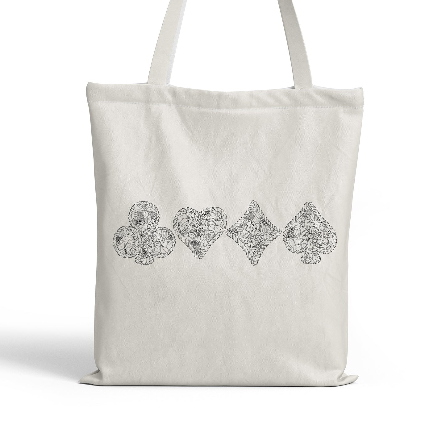 Ohia Lehua Card Suits | Tote Bag