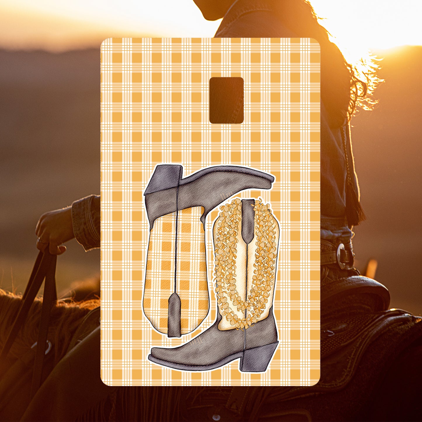 Pua Kenikeni Palaka Boots | Credit Card Skin