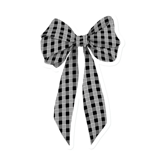 Palaka Bow- Black | Vinyl Stickers