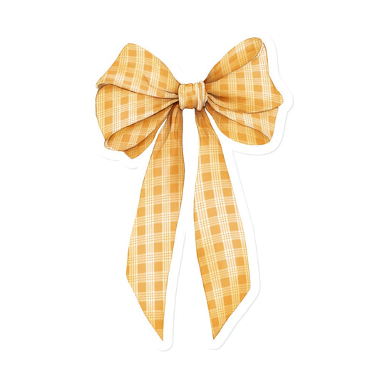 Palaka Bow- Gold | Vinyl Stickers